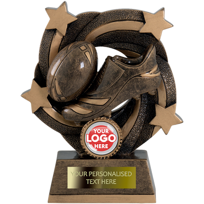 Antique Gold Rugby Award (RFTY1950/55/60AGG)