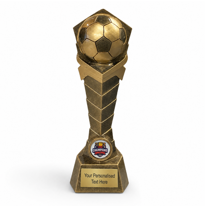 Gold Football Column Trophy (RS063)
