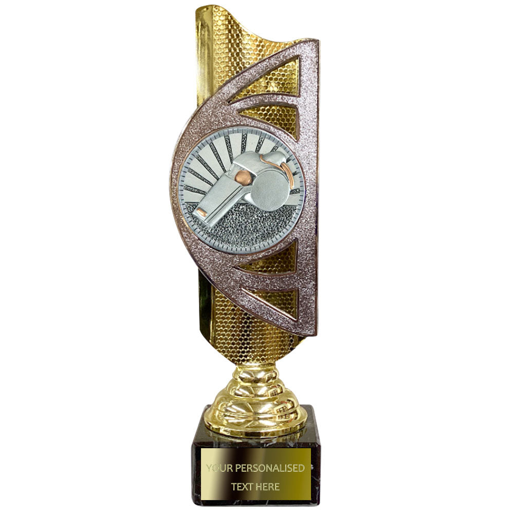 Gold and Silver Football Award (BS21A/B/C) With Embossed Football Design Option