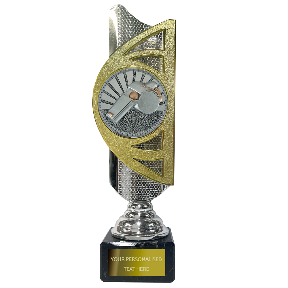 Gold / Silver Award on Marble Base with Embossed Football Disc (BS20B/C) BW Trophies