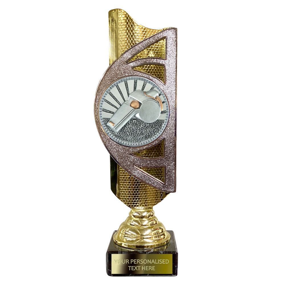 Gold and Silver Football Award (BS21A/B/C) With Embossed Football Design Option