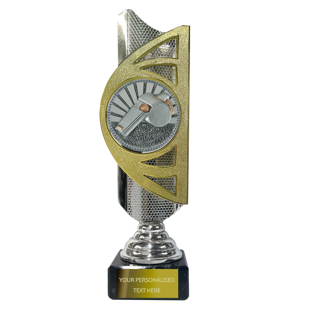 Gold / Silver Award on Marble Base with Embossed Football Disc (BS20B/C) BW Trophies