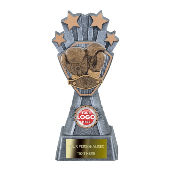 Antique Silver and Gold Boxing Award (SC3/4GG56)