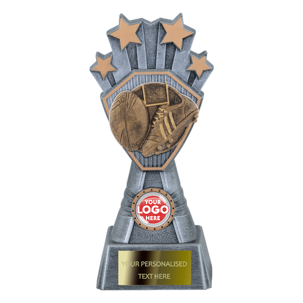 Rugby Trophy Award with Boot&Ball (SC3/4GG57)