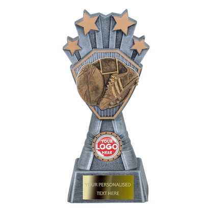 Rugby Trophy Award with Boot&Ball (SC3/4GG57)