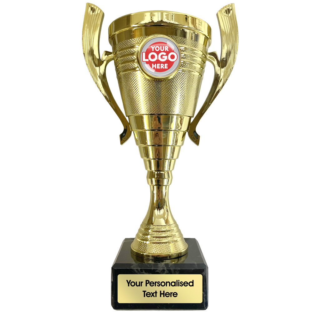 Gold Trophy Cup with Handles in Gold/Silver/Bronze (SET35601A) BW Trophies