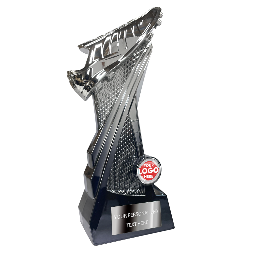 Stunning Silver and Black Football Shoe (SRS411/12/13)