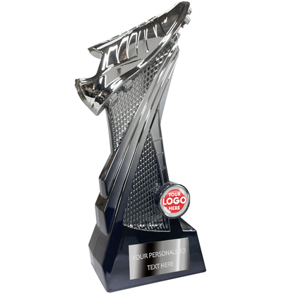 Stunning Silver and Black Football Shoe (SRS411/12/13)