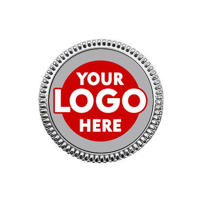 Steel Pin Badge with Logo of Your Choice - 30mm