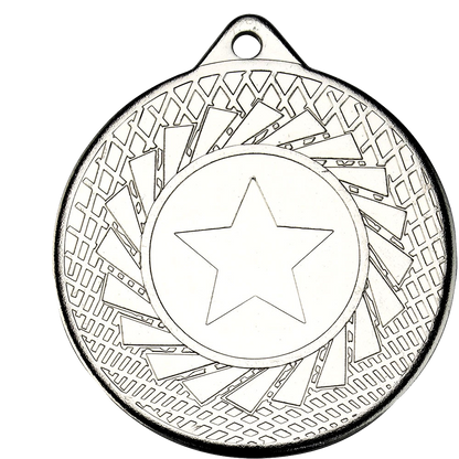The Glossy Gel -  Blade Design Medal on a Ribbon with Domed Centre