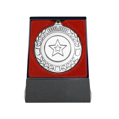 Multi-choice Medal in Red Flipover Box