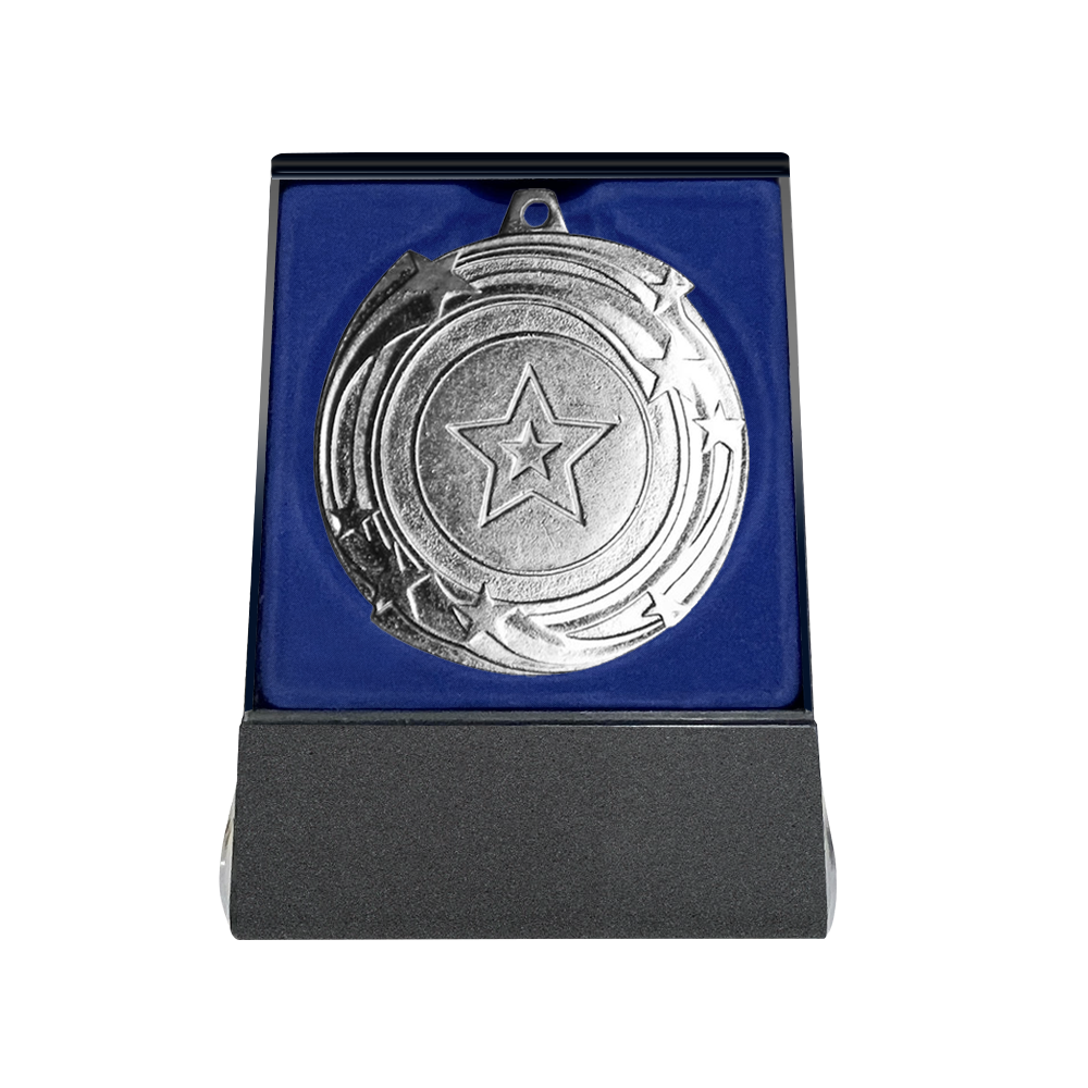 Multichoice Medal in Blue Flipover Box
