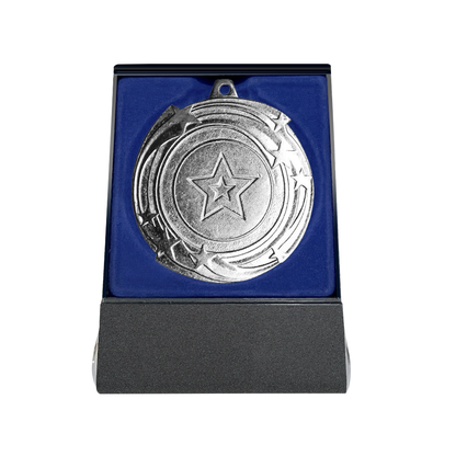 Multichoice Medal in Blue Flipover Box