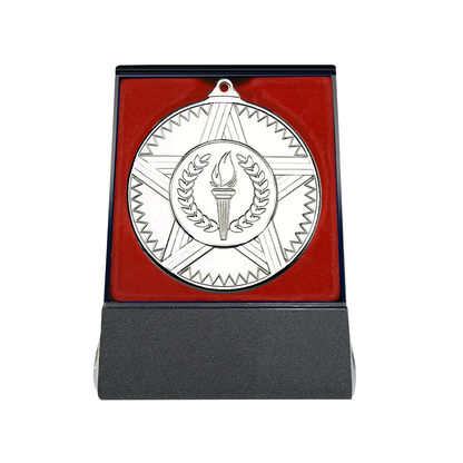 Multi-choice Medal in Red Flipover Box