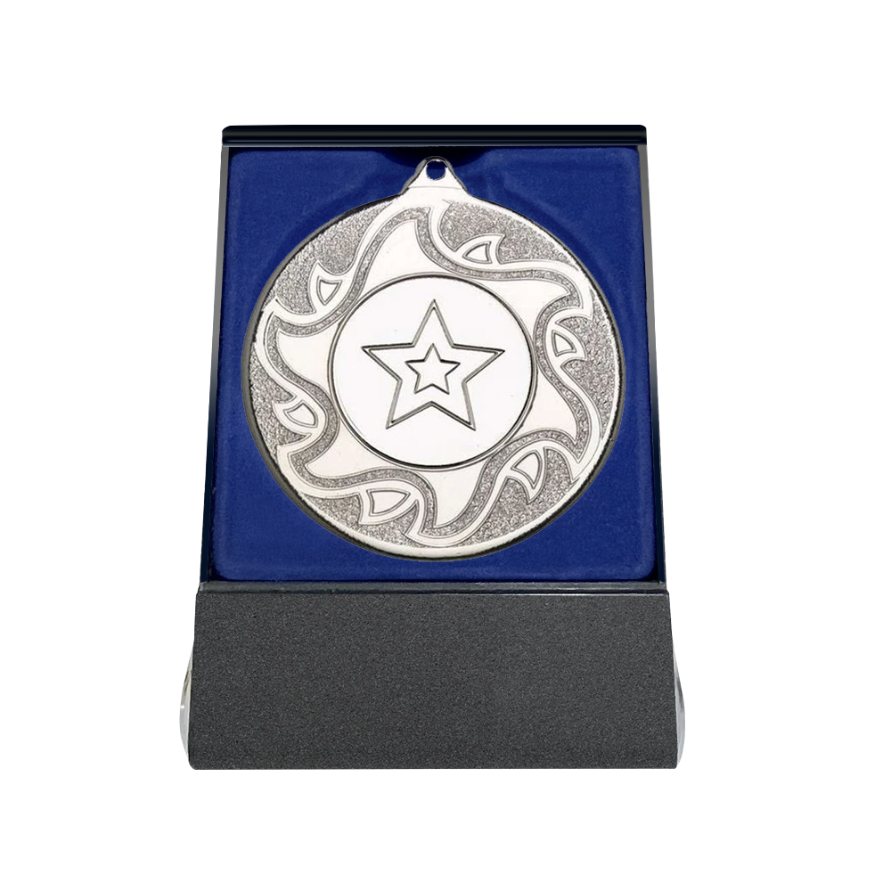 Multichoice Medal in Blue Flipover Box
