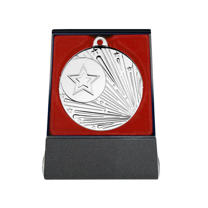 Multi-choice Medal in Red Flipover Box
