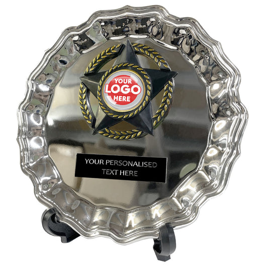 Silver Star Salver - 6 inch