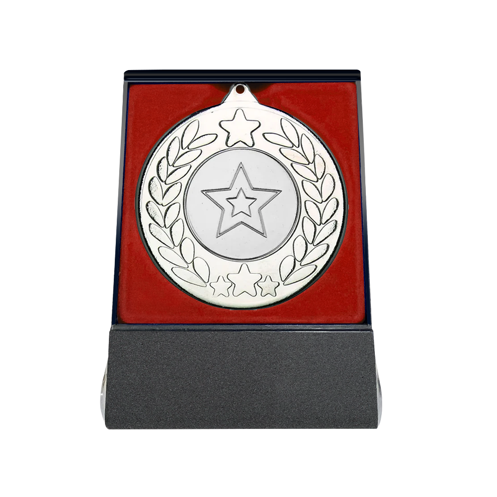 Multi-choice Medal in Red Flipover Box