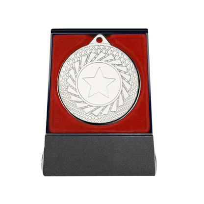 Multi-choice Medal in Red Flipover Box