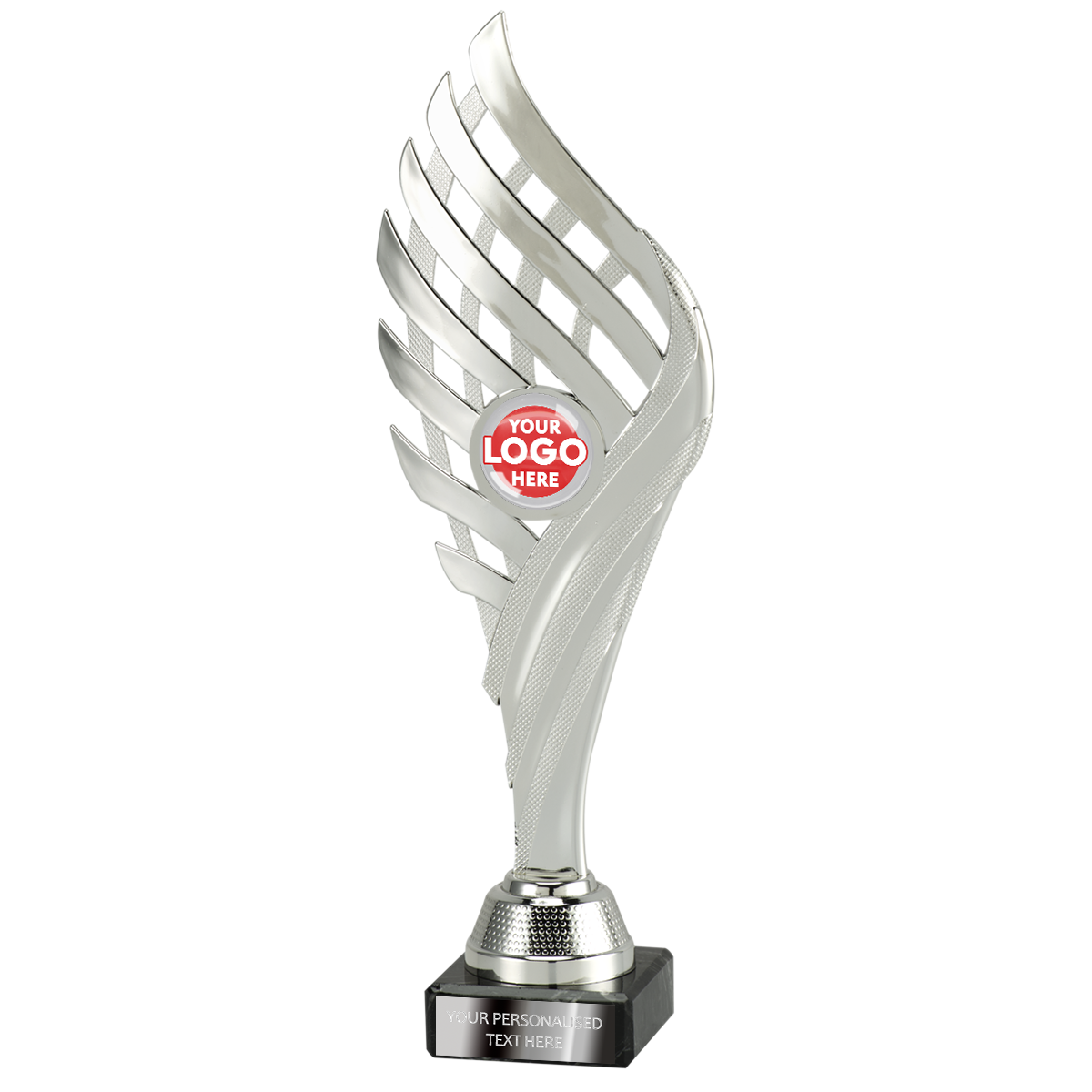 Wing-shaped Trophy Award in Gold/Silver/Bronze (SET35001/2/3A)
