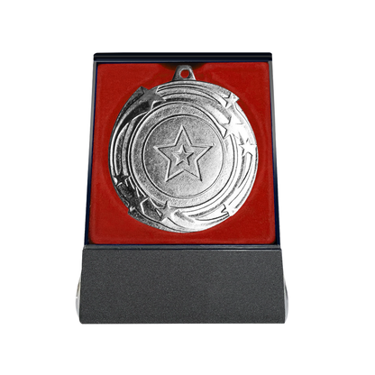 Multi-choice Medal in Red Flipover Box