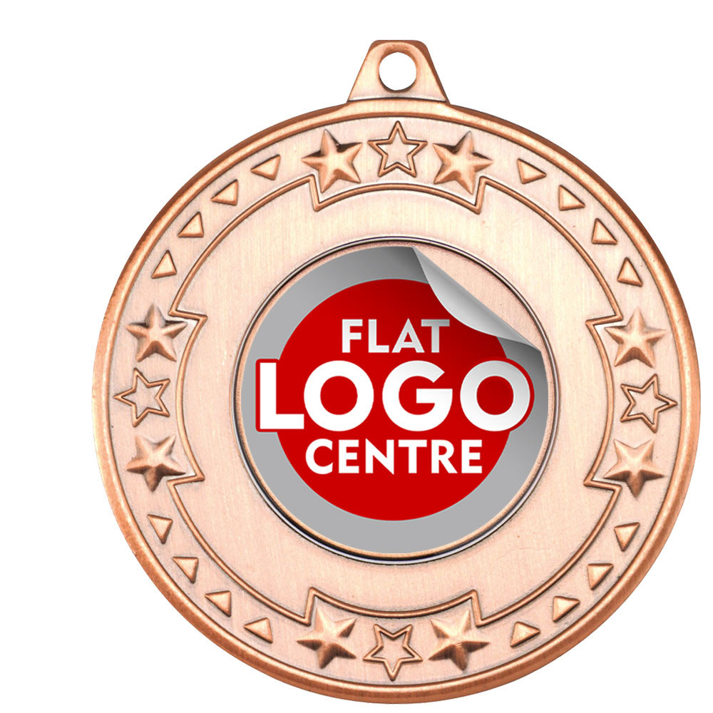 The  Star Edge medal with custom flat logo