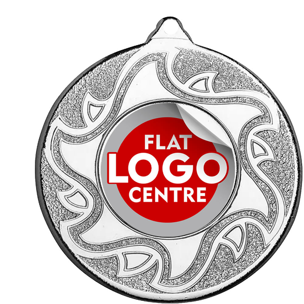 The Sunshine Medal with custom flat logo BW Trophies