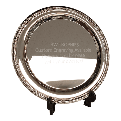 Wreath Design Salver (Plate) (T041D) BW Trophies