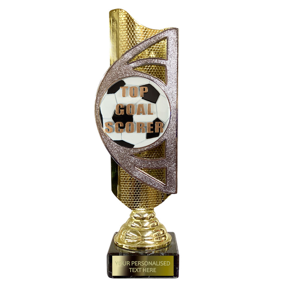 Gold and Silver Football Award (BS21A/B/C) With Embossed Football Design Option