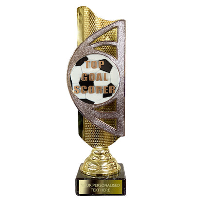 Gold and Silver Football Award (BS21A/B/C) With Embossed Football Design Option