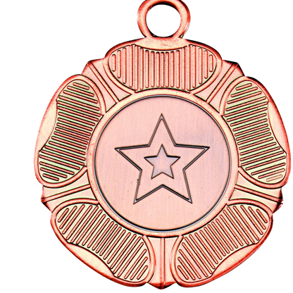 50mm Tudor Rose Medal on a Ribbon