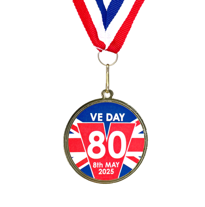 VE DAY Commemorative 50mm GBP Medal to honour the 80th anniversary of VE Day