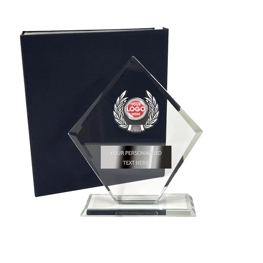 Stunning Kite-shape Glass Award (W391/2/3)