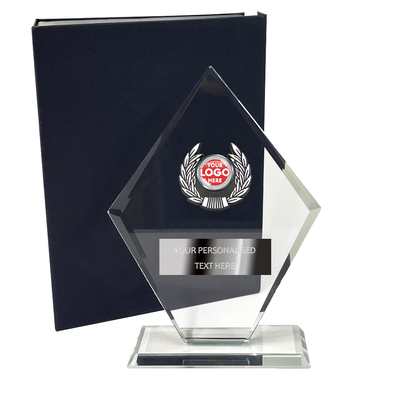 Stunning Kite-shape Glass Award (W391/2/3)