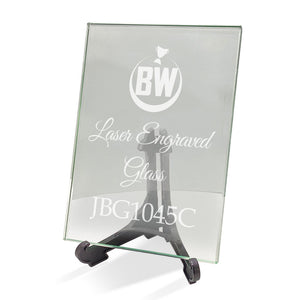 Lasered Bevelled Edge Glass Award (W412)
