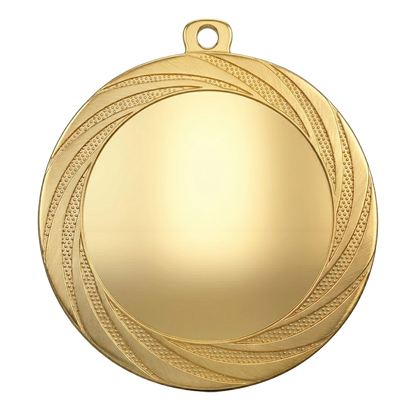 70mm Whirl Budget Medal with Gel Dome