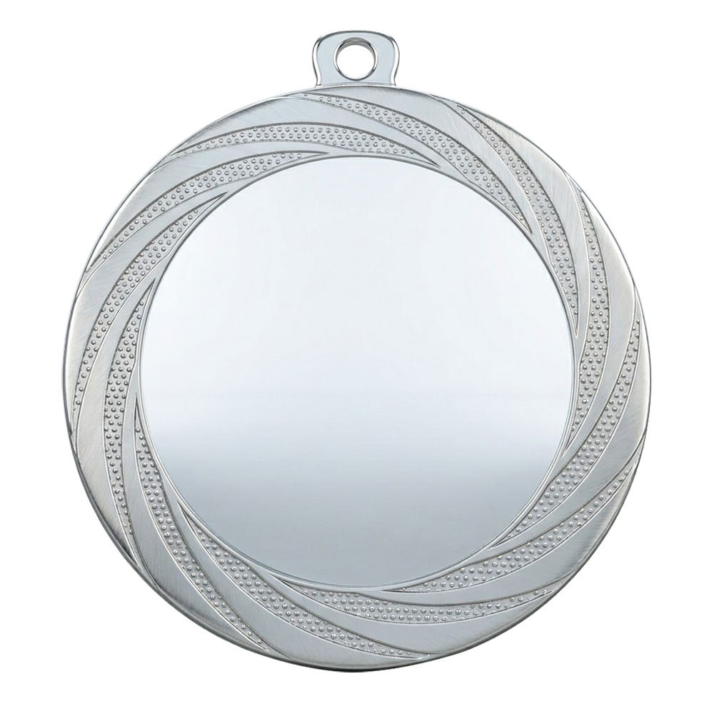 70mm Whirl Budget Medal with Gel Dome