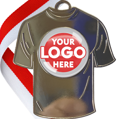 Shirt-shaped Silver Medal