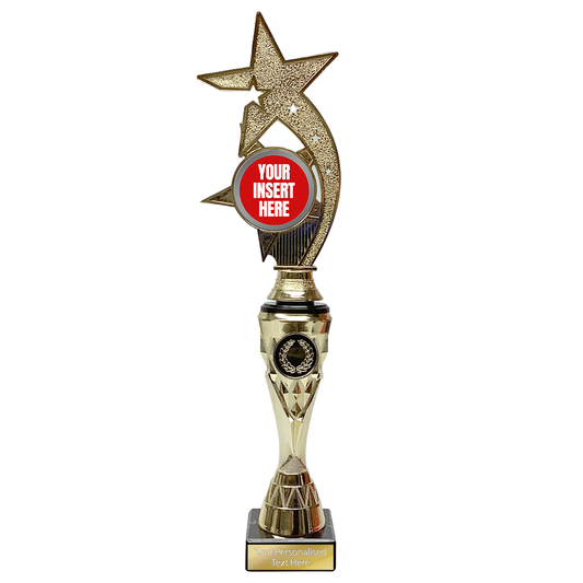 Golden-based Trophy Award with Stars Design (X731-01)
