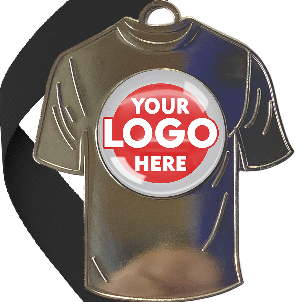 Shirt-shaped Silver Medal