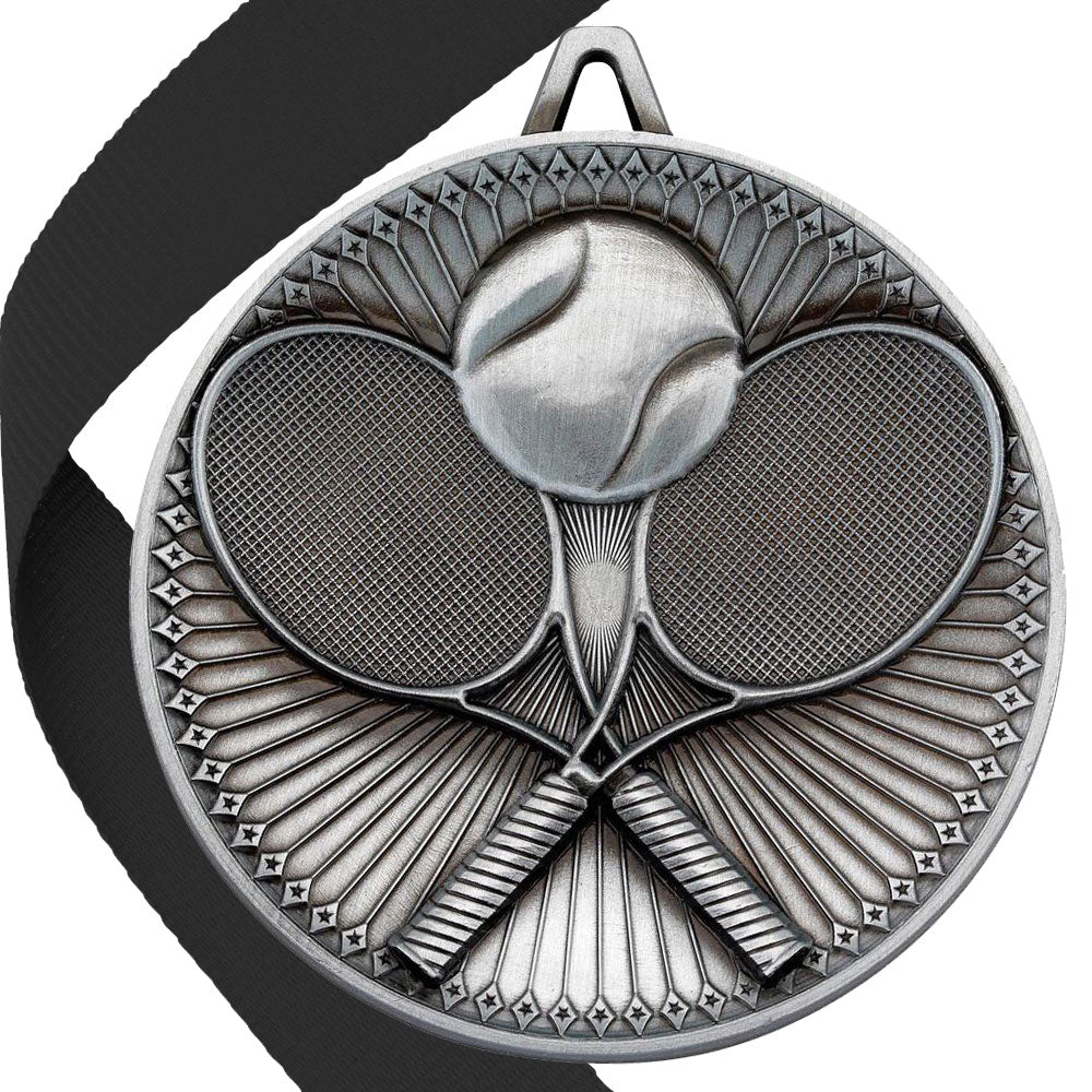 Tennis Antique 60mm Medal BW Trophies