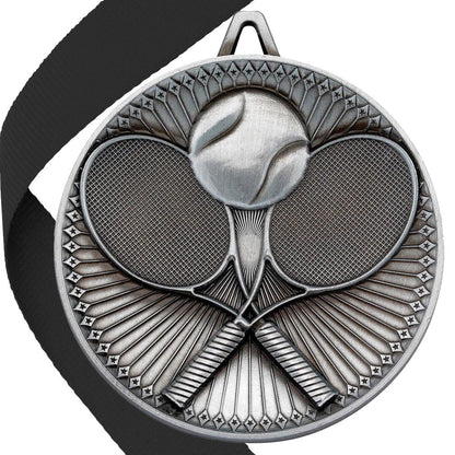 Tennis Antique 60mm Medal BW Trophies