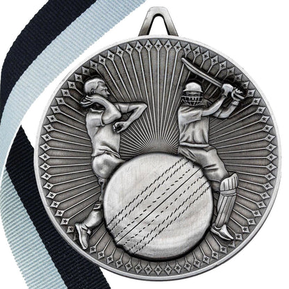 Cricket Antique 60mm Medal BW Trophies