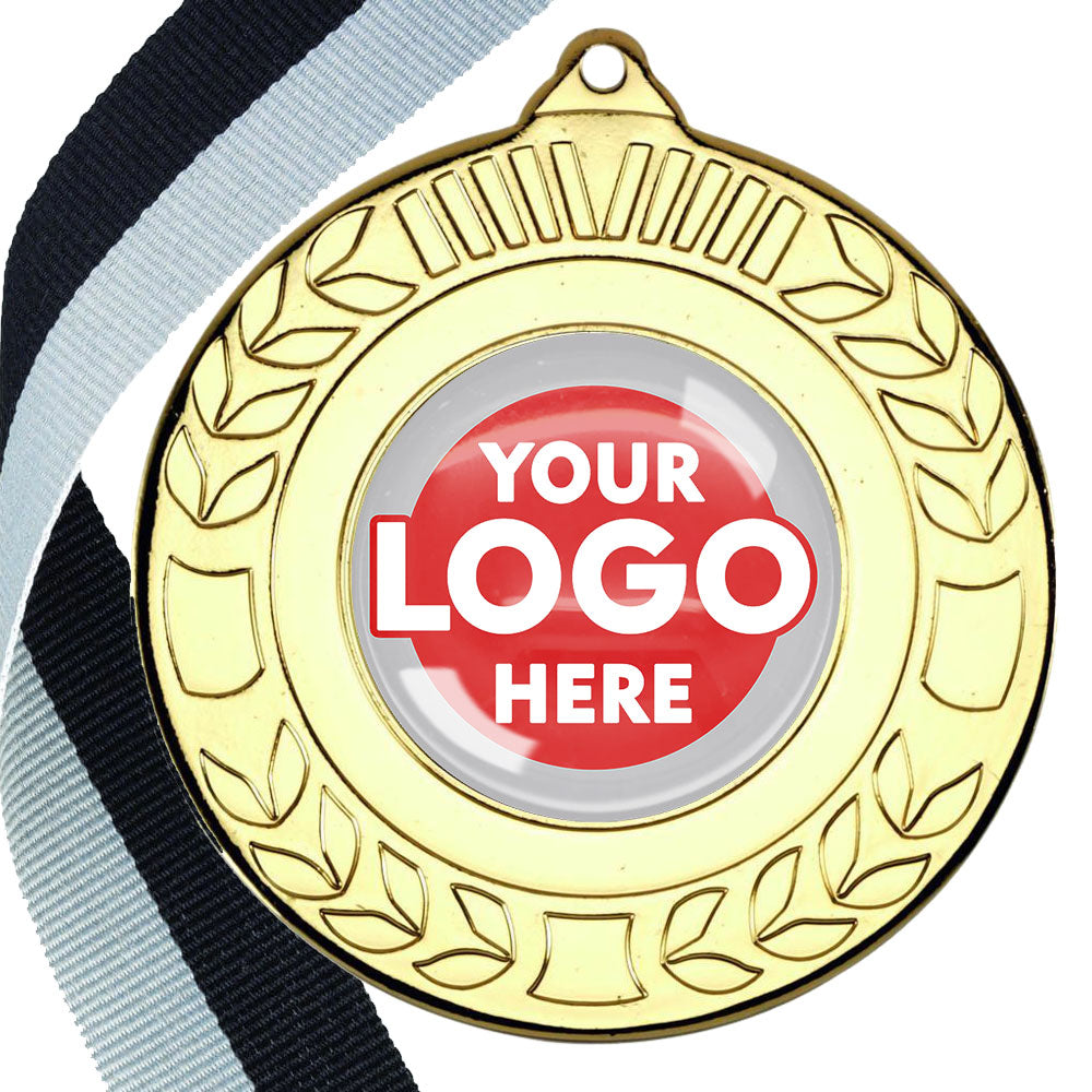 50mm Original Laurel  Medal on a Ribbon
