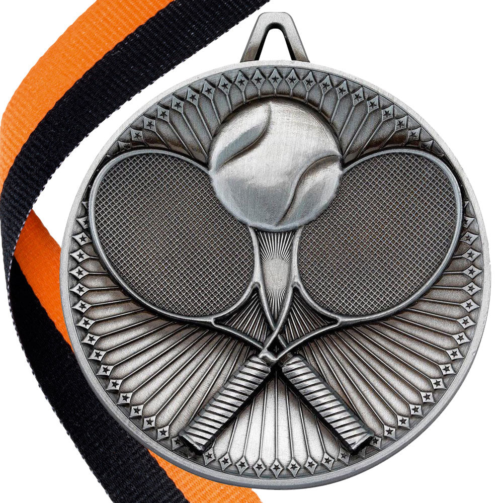 Tennis Antique 60mm Medal BW Trophies
