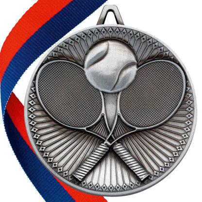 Tennis Antique 60mm Medal BW Trophies