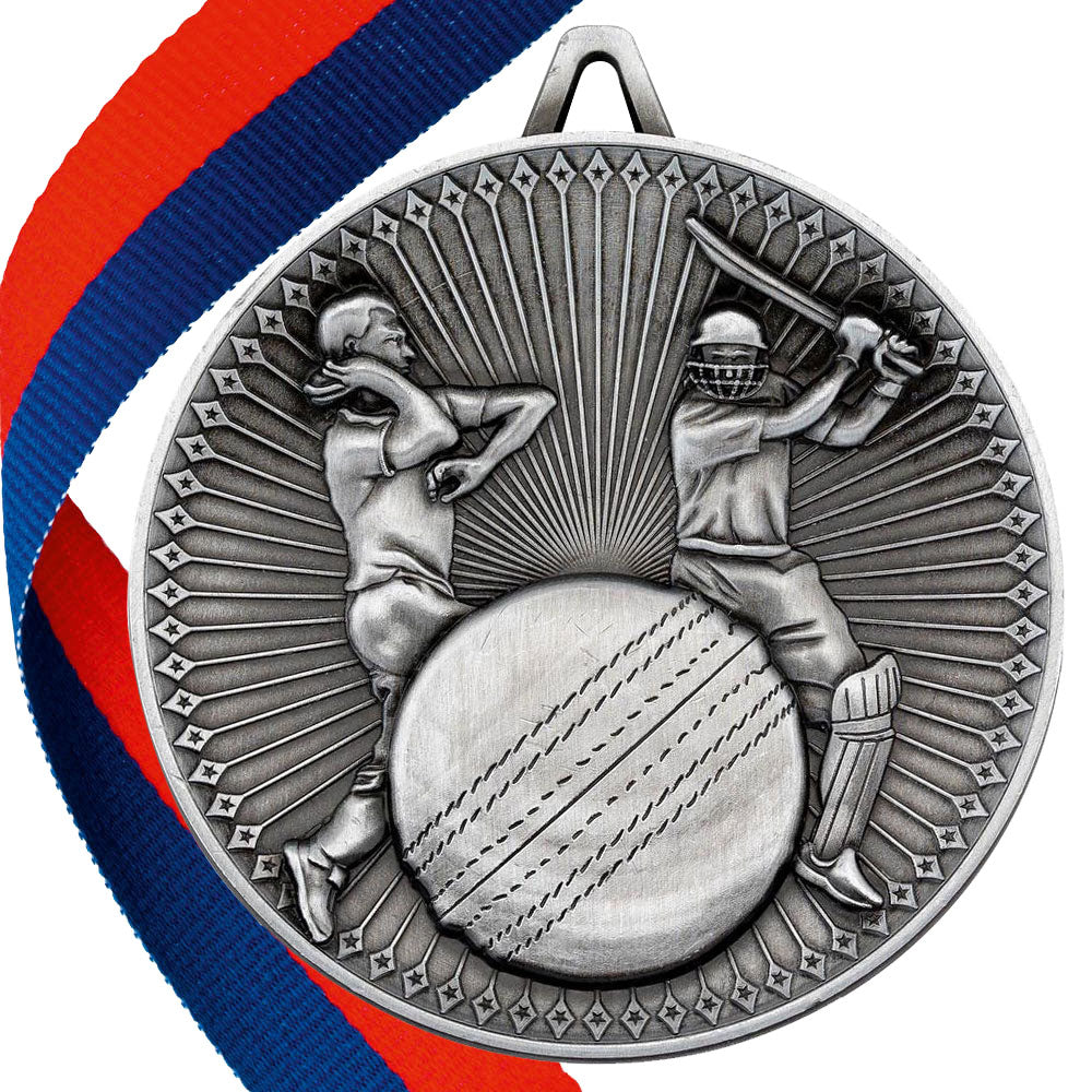 Cricket Antique 60mm Medal BW Trophies