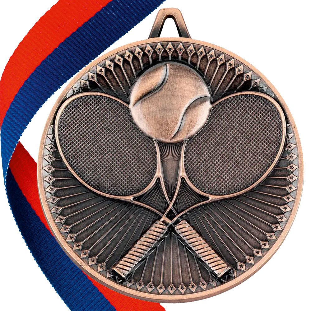 Tennis Antique 60mm Medal BW Trophies