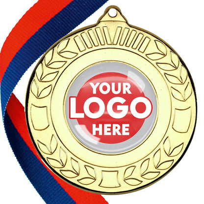 50mm Original Laurel  Medal on a Ribbon