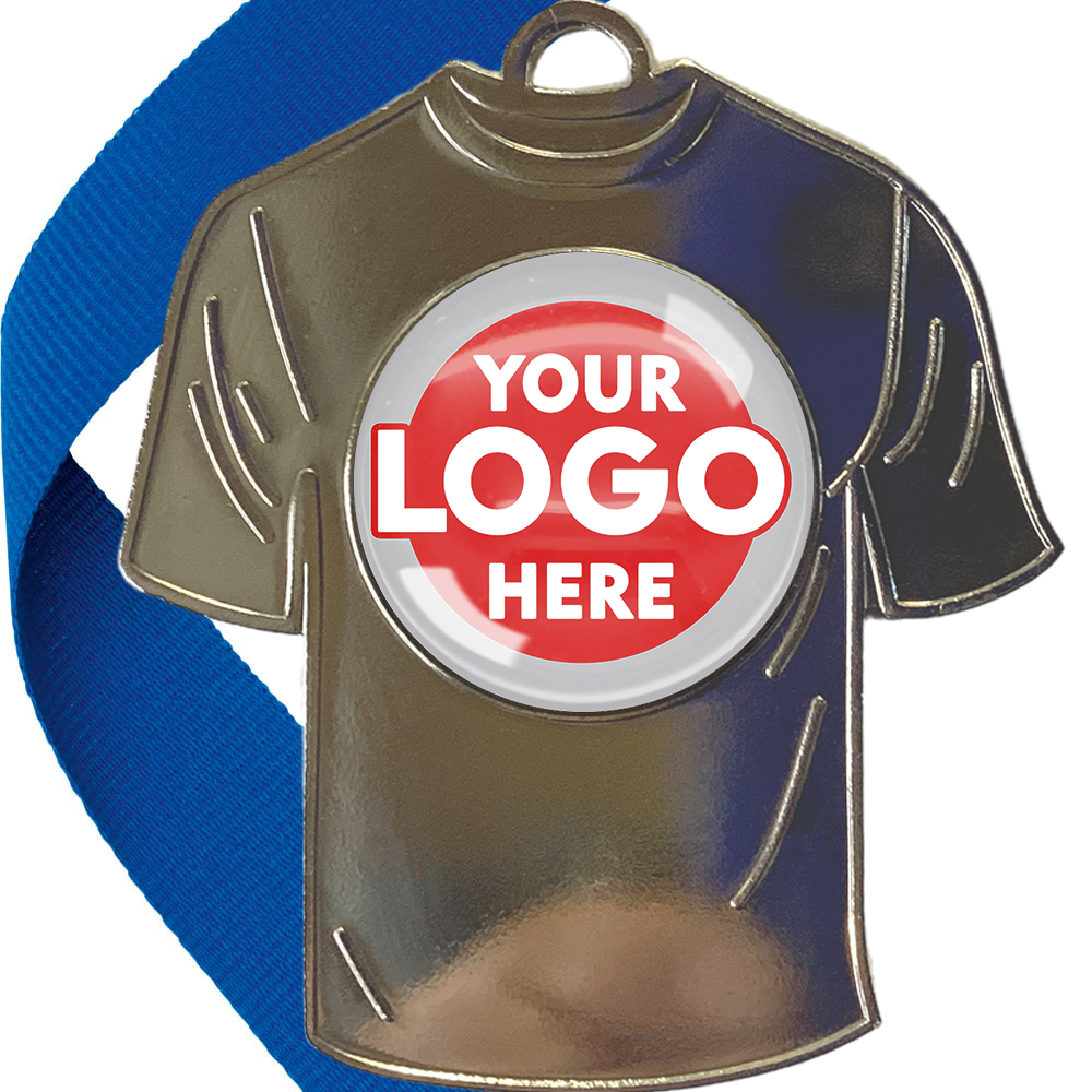 Shirt-shaped Silver Medal